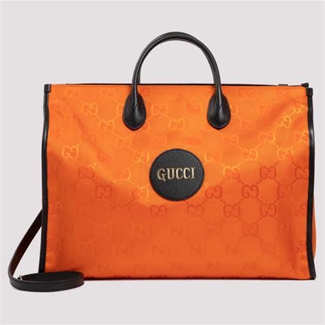 gucci orange tote bag|Gucci tote bag dimension.